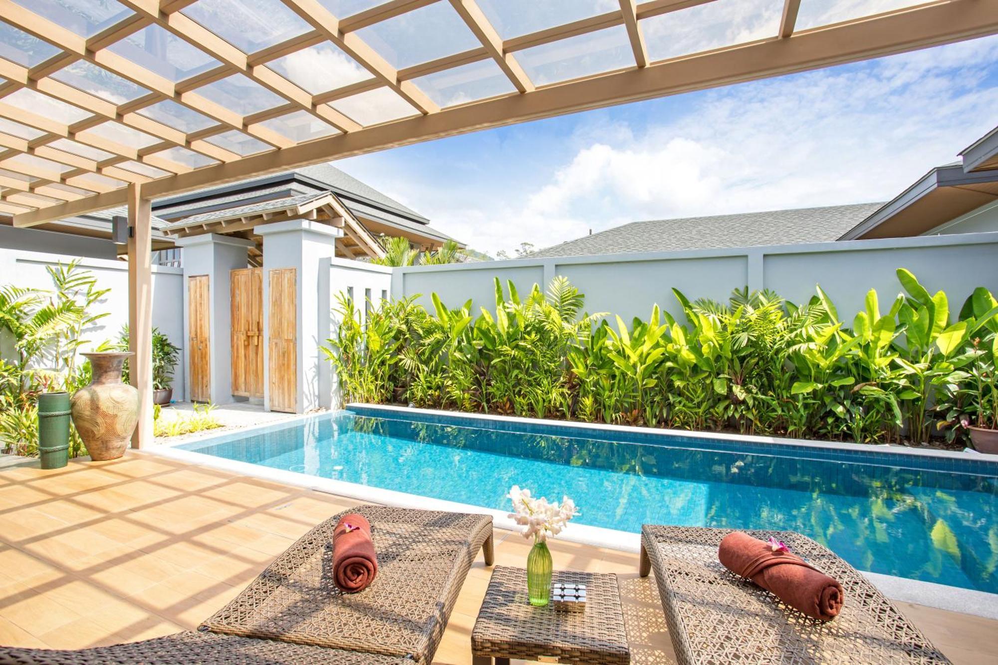 Luxury 2Br Villa Dalaa 3, Private Eco Pool, Gated Residence, Kamala Beach Eksteriør billede